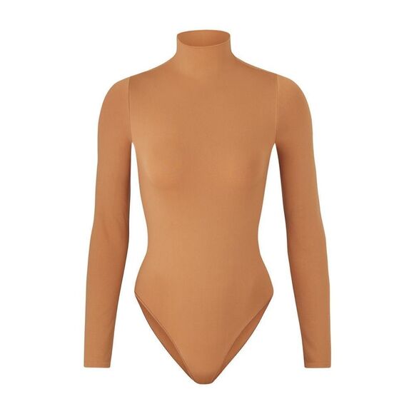 SKIMS Tops - Skins Long Sleeve Scoop Neck Bodysuit